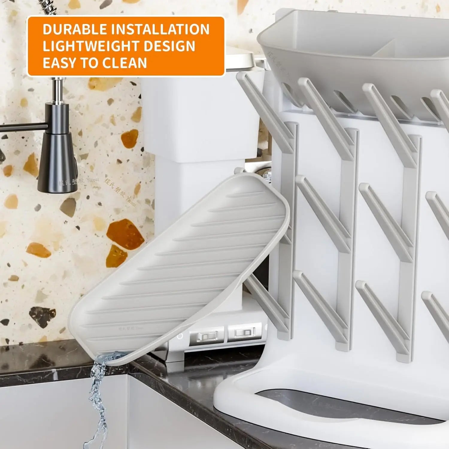 Baby Bottle Drying Rack Vertical Bottle Dryer Rack Holder Organizer Space Saving Standing Drying Rack for Baby Bottles and Cup